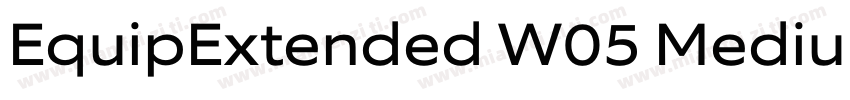 EquipExtended W05 Medium字体转换
